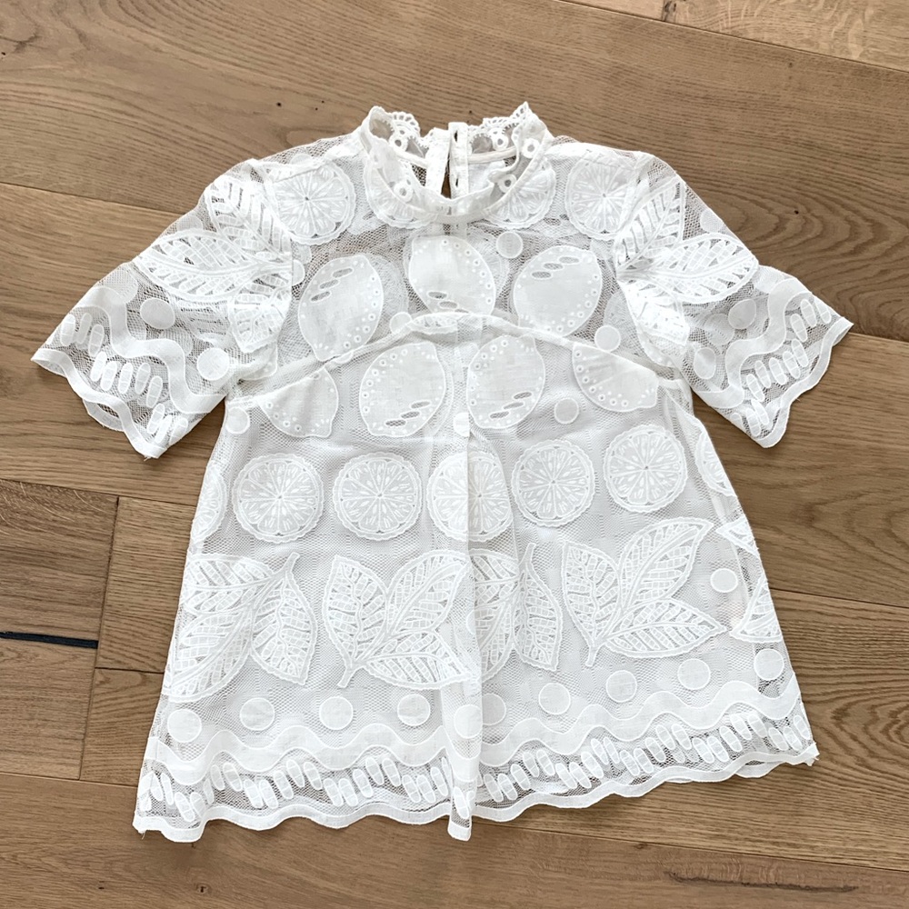 Anthropologie lace top